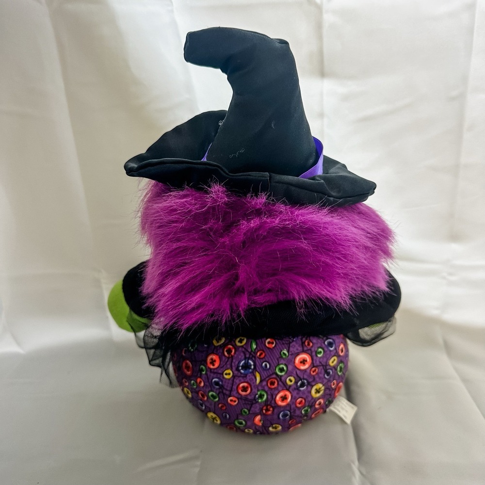 VTG Dan Dee Animated Halloween Witch Plush Singing Ghost Moon - Picture 6 of 13